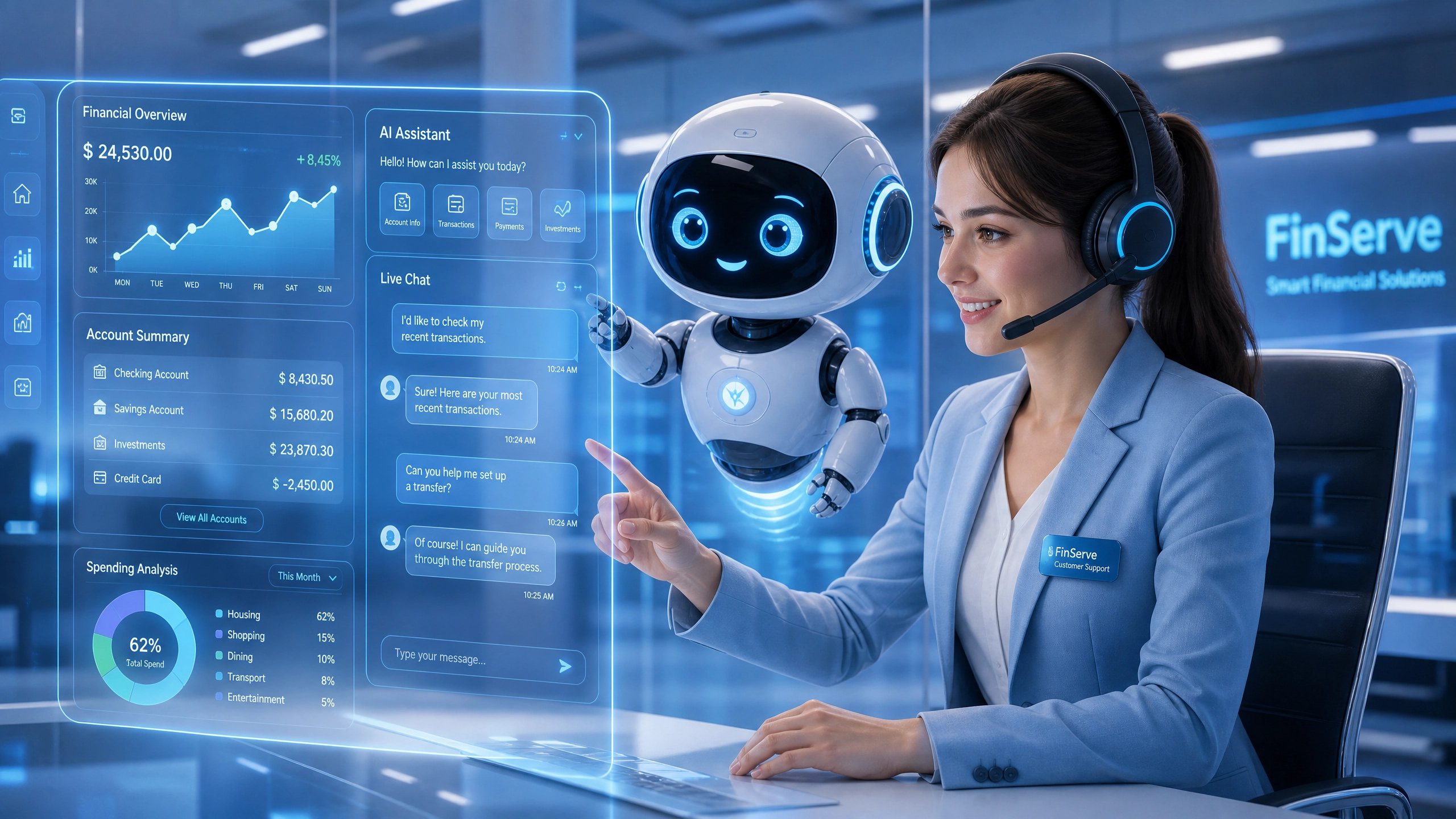 Intelligent AI Agent for automated omnichannel customer service in enterprises