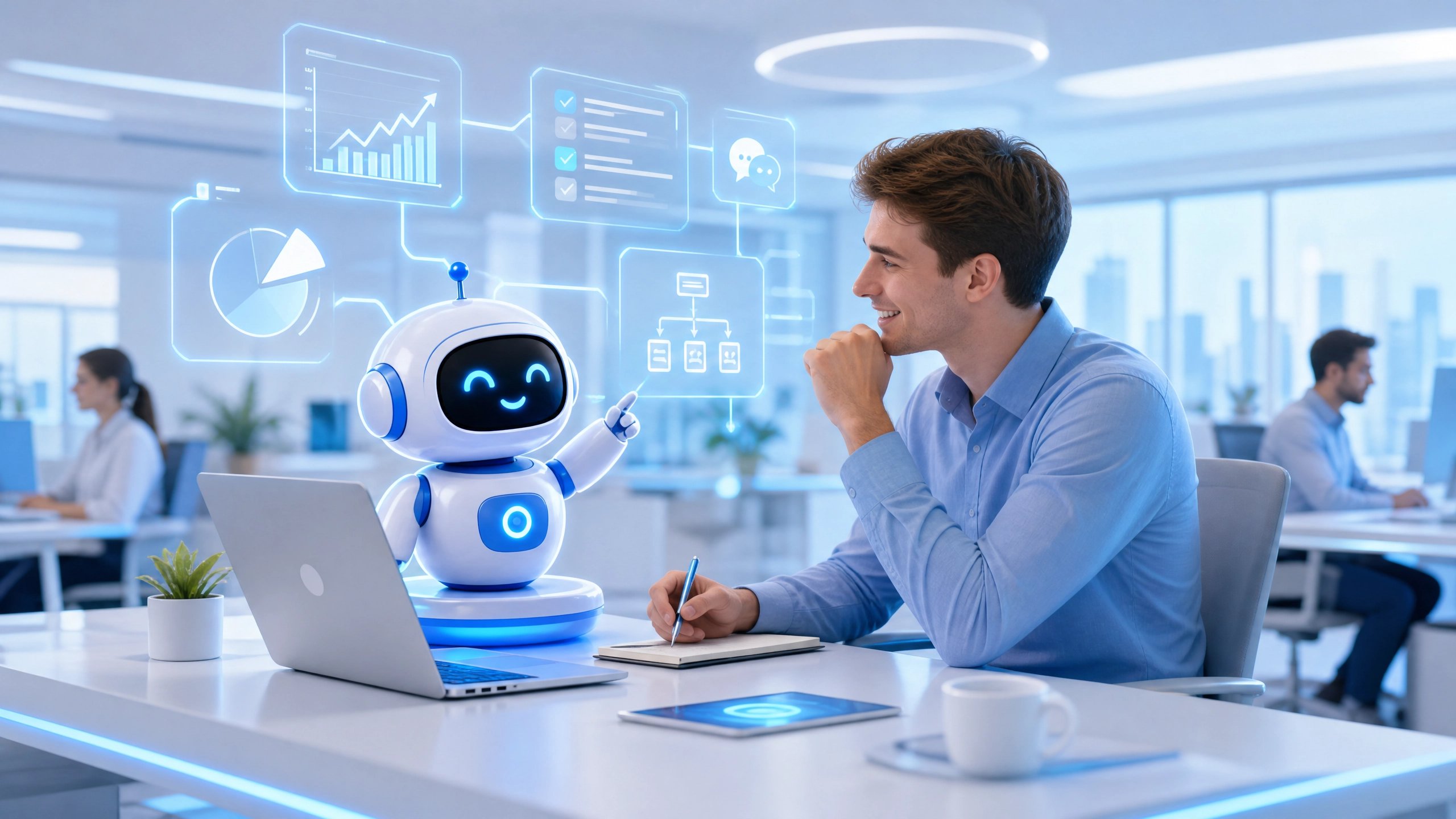 Intelligent AI agent for automated customer service using Udesk cloud contact center technology