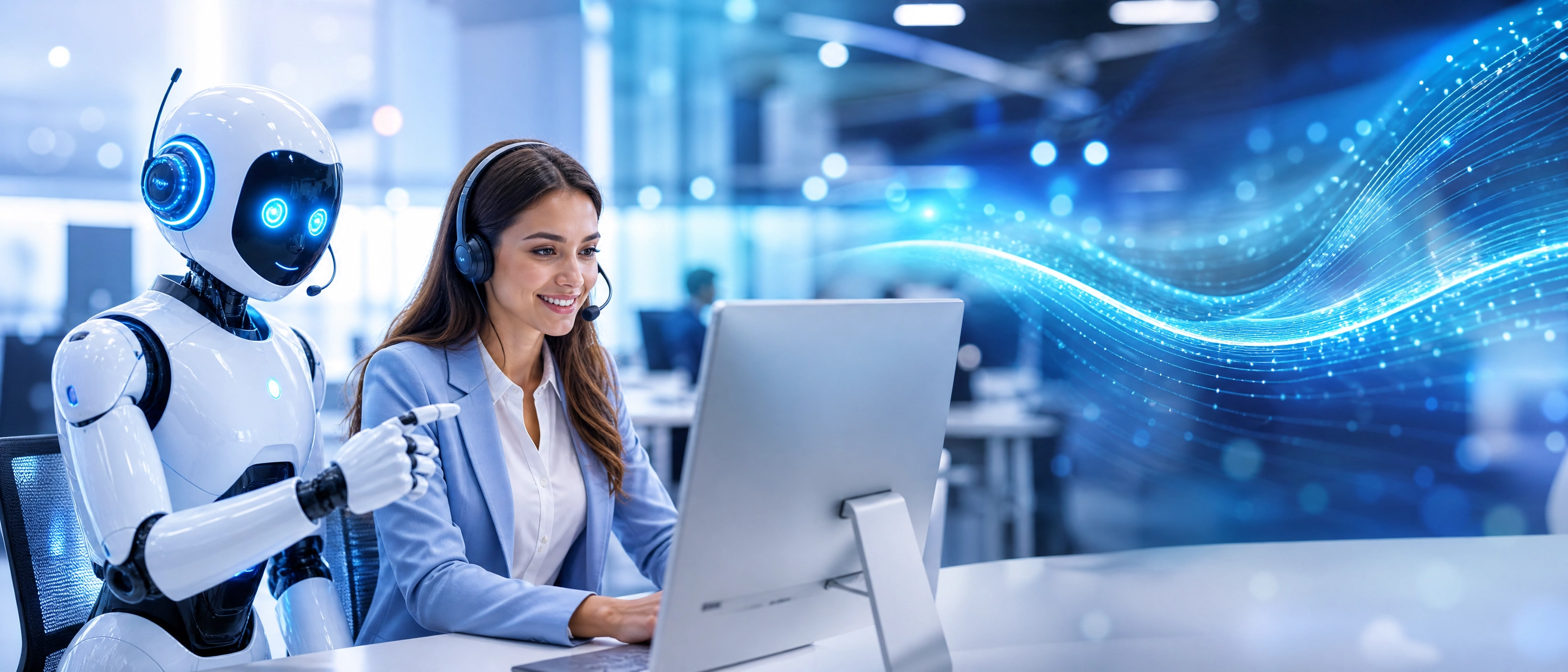 Global AI voice customer service network powered by Udesk Voice Agent